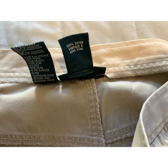 Lauren Ralph Lauren Skirt Women’s PLUS SZ 16W Beige Khaki Cotton A-Line Casual P - Picture 6 of 11